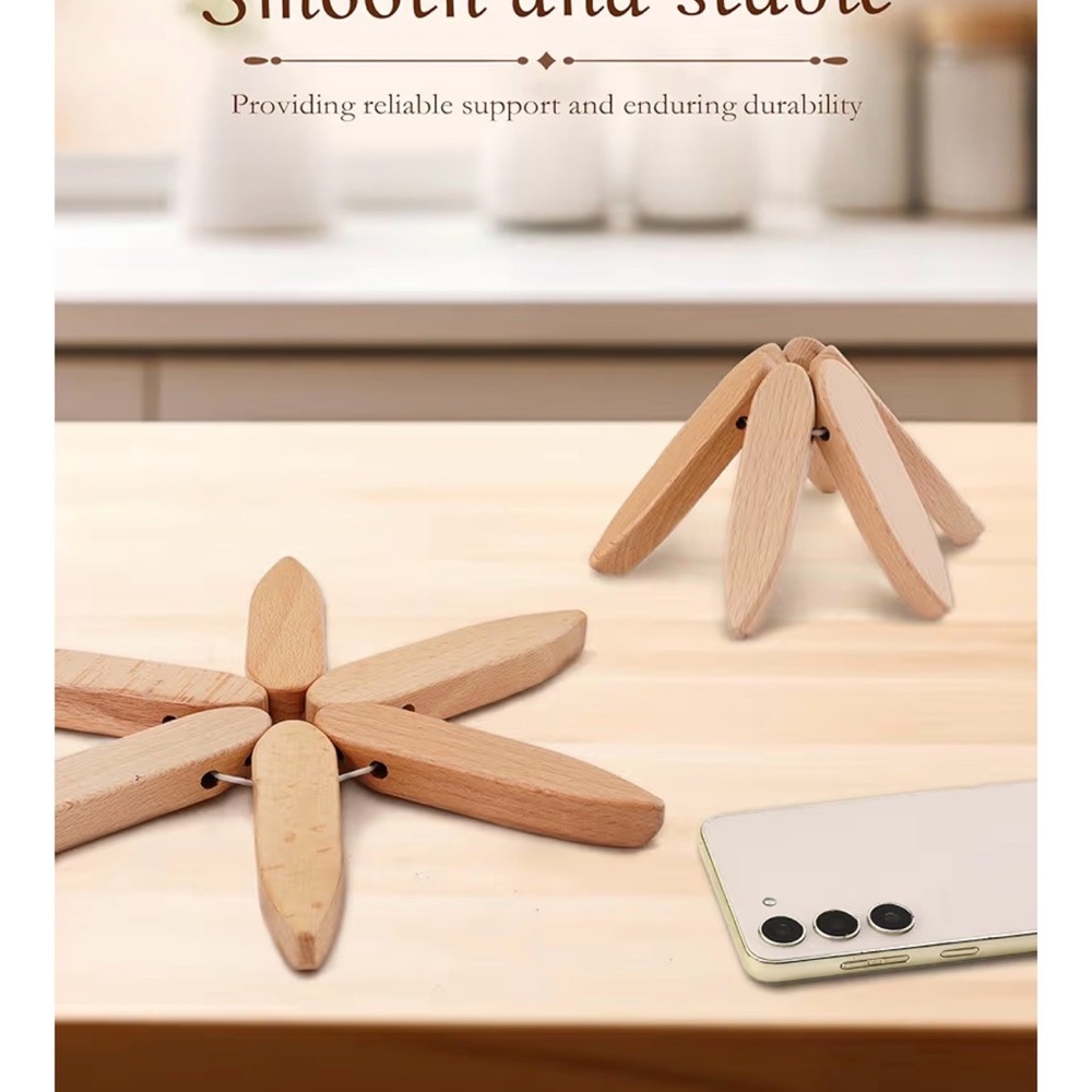Wooden‎ Trivet Tree for hot dishes - Picture 2 of 6